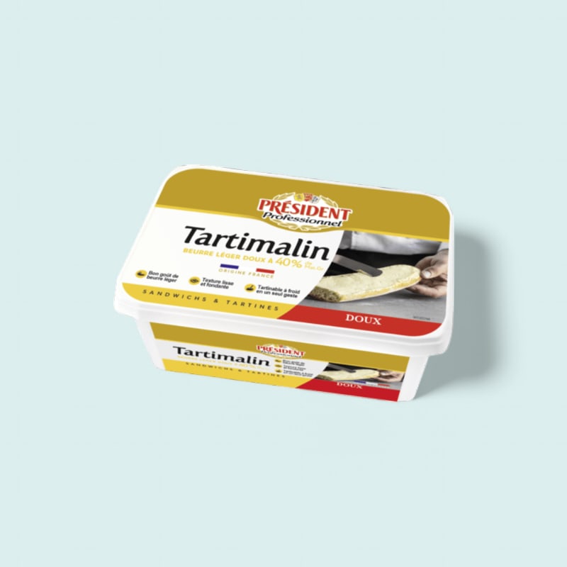 Beurre léger doux 40% Tartimalin 1kg