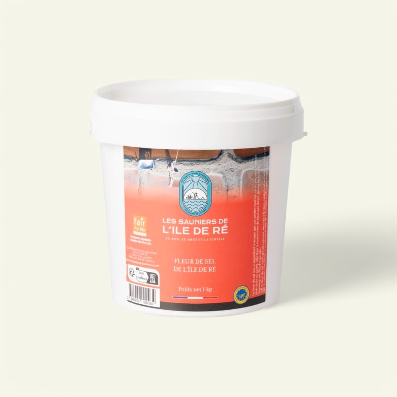 Seau fleur de sel les sauniers de l'île de Ré