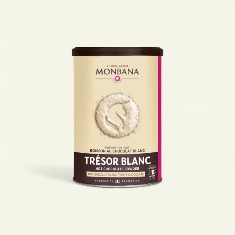 Chocolat blanc en poudre Trésor Monbana 500g