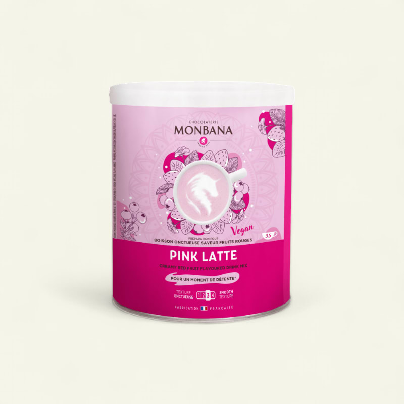 Pink latte Monbana 350g