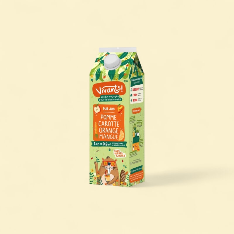 Pur jus Pomme Carotte Orange Mangue - 1L