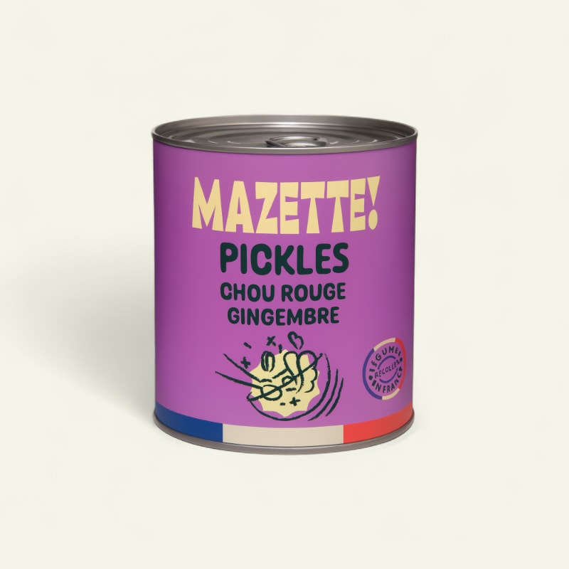 Pickles chou rouge 800g