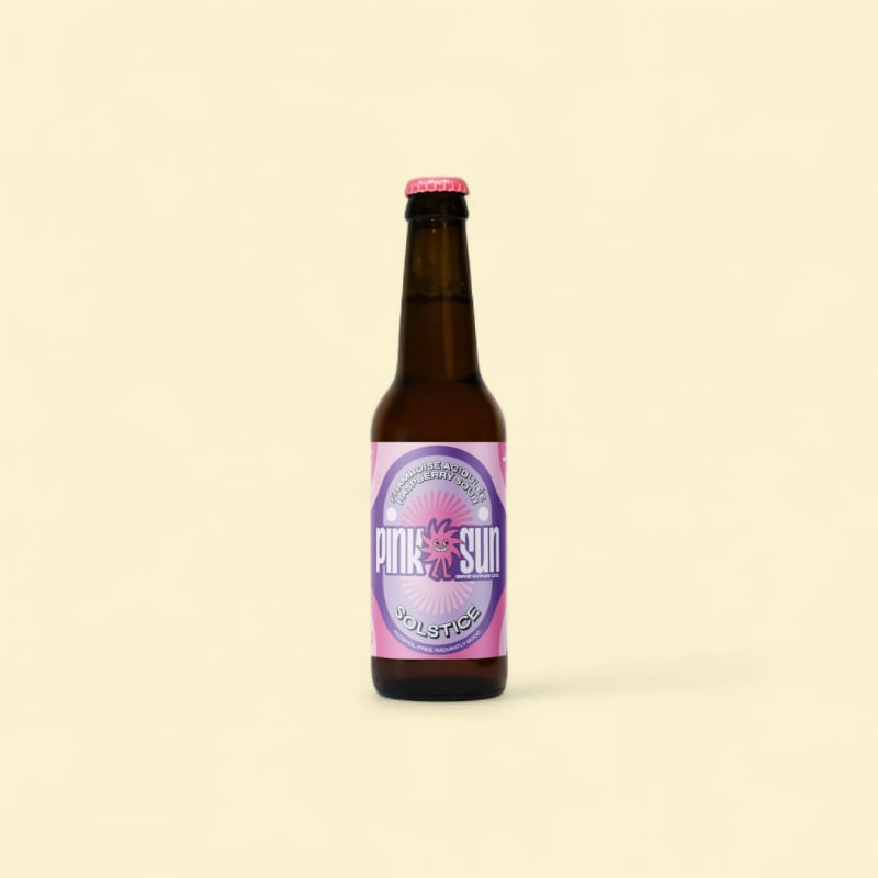 Solstice | Framboise acidulée | bière sans alcool | 12x33cL