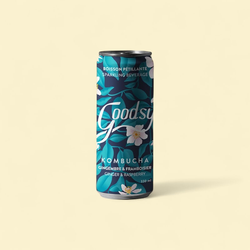 Kombucha Gimgembre & Framboisier 12x33cL