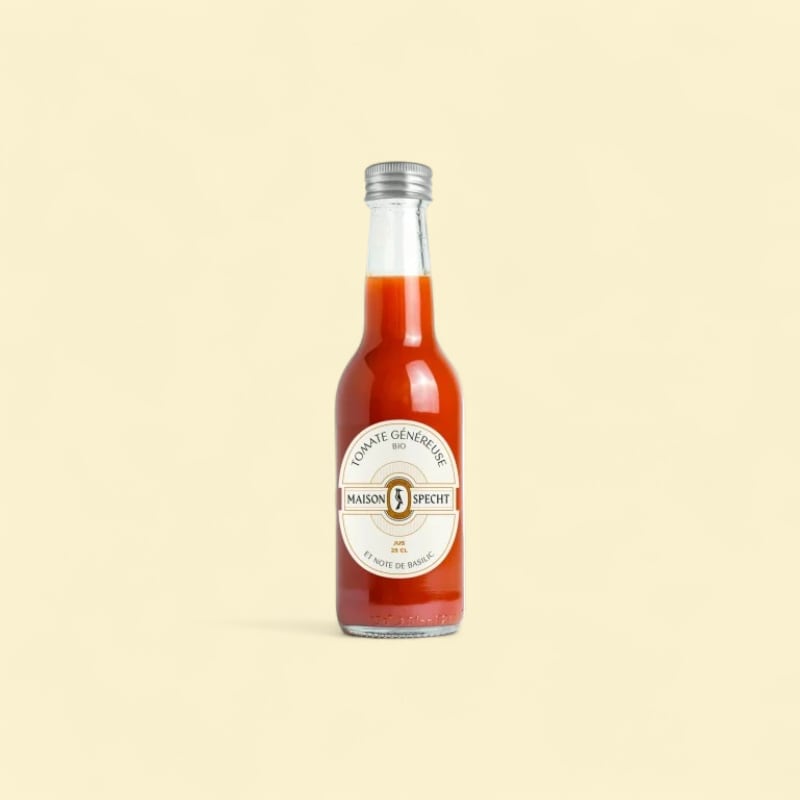 JUS Tomate Généreuse et note de basilic 12x25cL - BIO