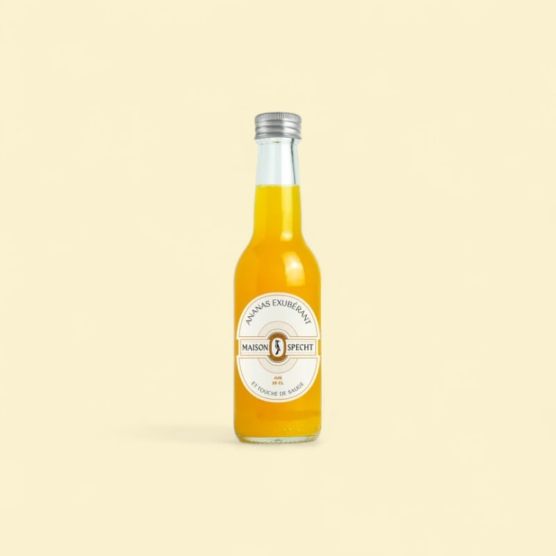JUS Ananas Exubérant et touche de Sauge 12x25cL