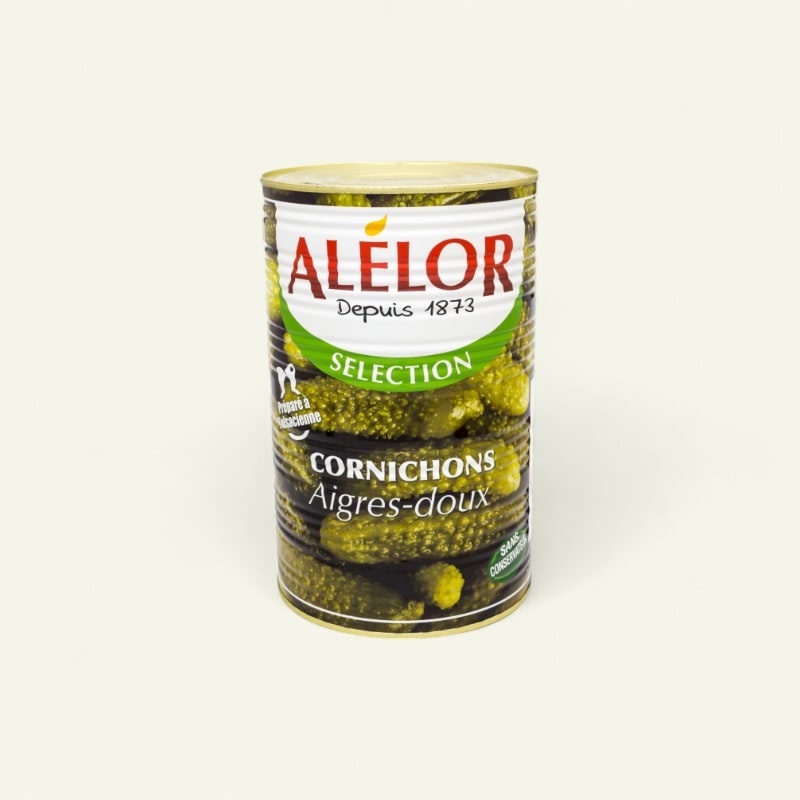 Cornichons Aigres-Doux Moyen (20/25) - 2,2KG