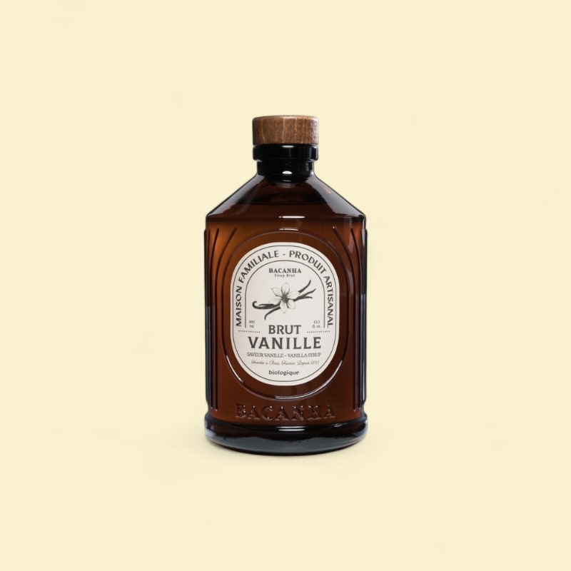 Sirop Bio Vanille - Bacanha - 400ml