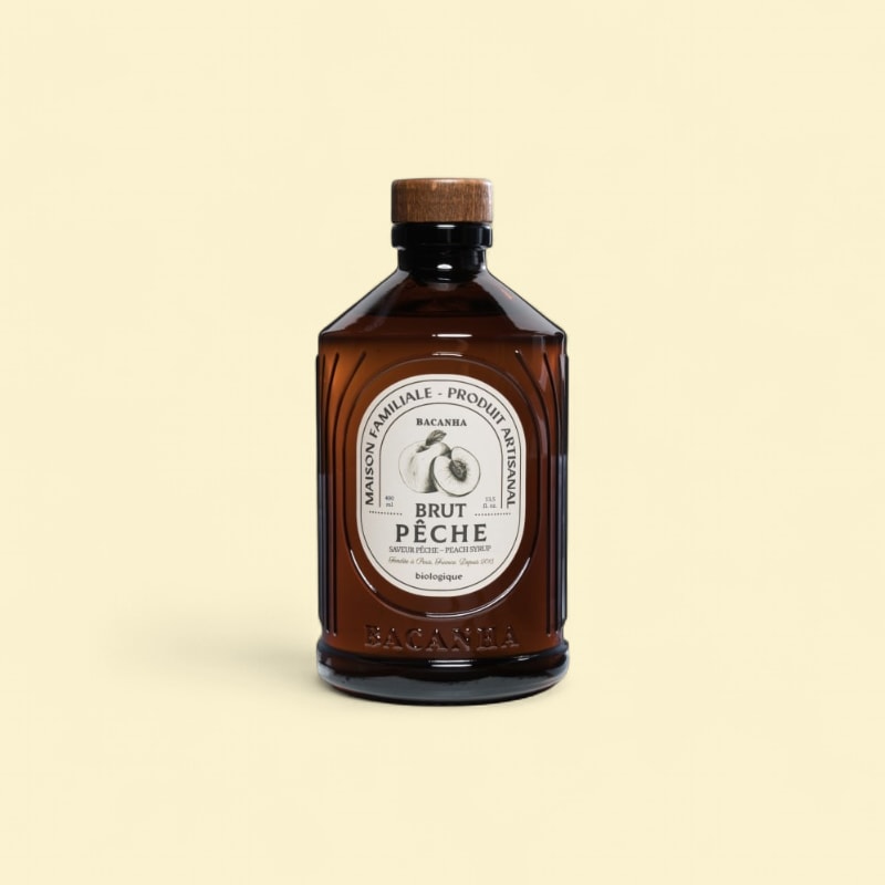 Sirop Bio Pêche - Bacanha - 400ml