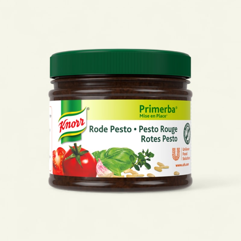 Mise en place pesto rouge Knorr 340g