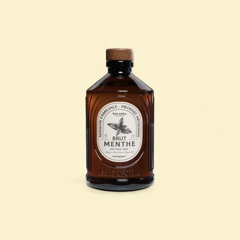 Sirop Bio Menthe - Bacanha - 400ml
