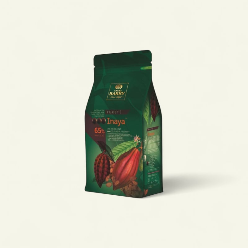 Chocolat Pistol pur noir Inaya 65% 1KG