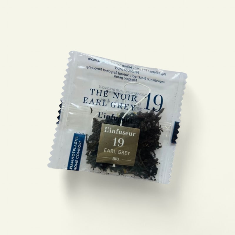 THÉ NOIR EARL GREY BIO -  BOX 50 sachets (compostables)