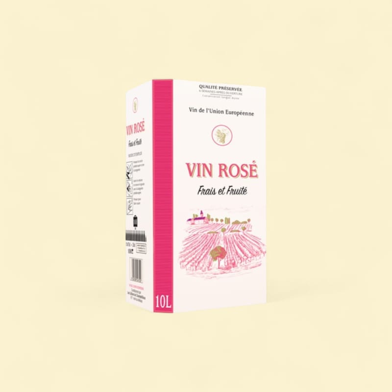 Cubi Vin Rosé 10L