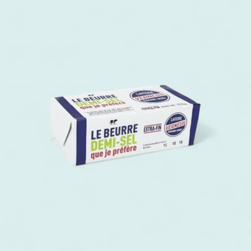 Beurre 1/2 sel Verneuil 250g