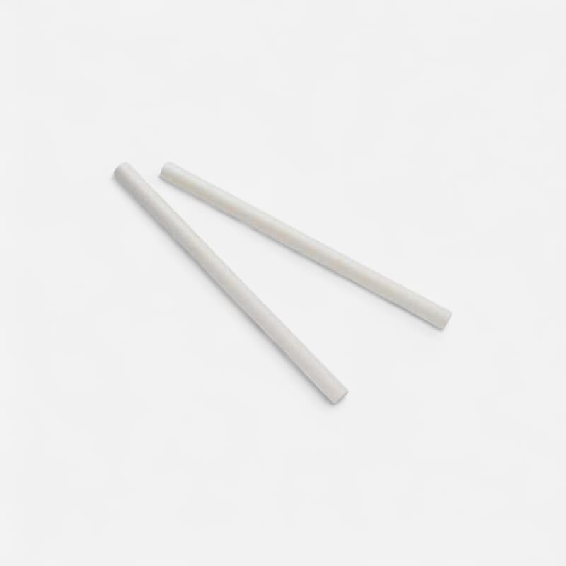 Paille blanche diamètre 6mm x25