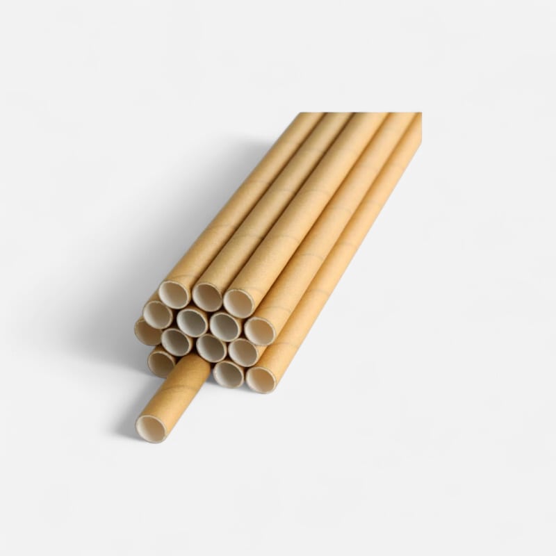 Paille kraft diamètre 6mm x25