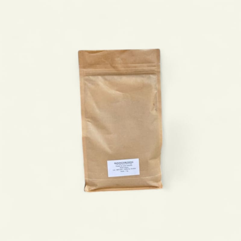 Poudre de cacao naturelle non alcalinisée - Sachet de 1kg