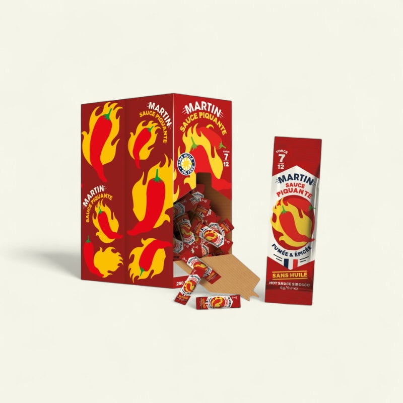 Sauce piquante fumée 250x6g