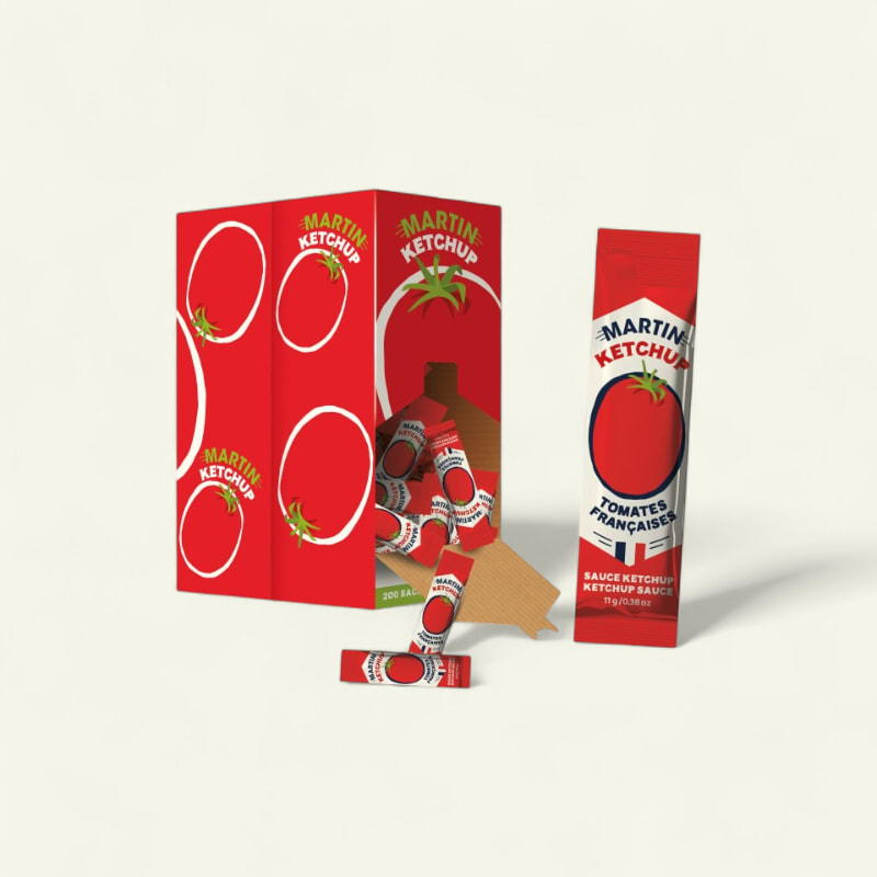 Dosettes ketchup 200x11g