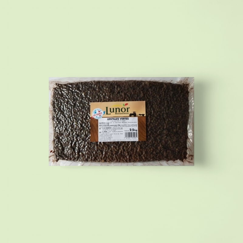 Lentille verte Lunor 2.5kg 