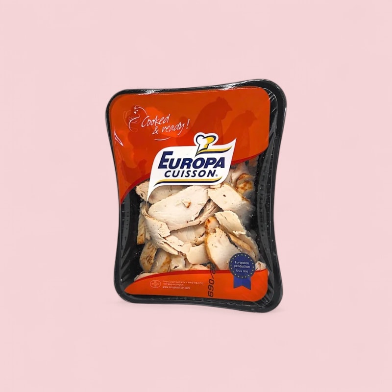 Émincé de filet de poulet rôti halal 1kg S/AT