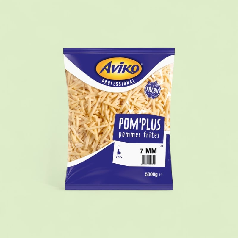 Frite fraîche préfrite 7/7 Aviko 5kg