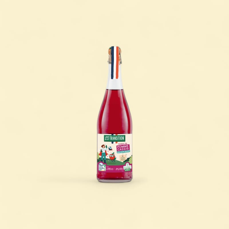 Pétillant de pomme cassis origine France - 75cl