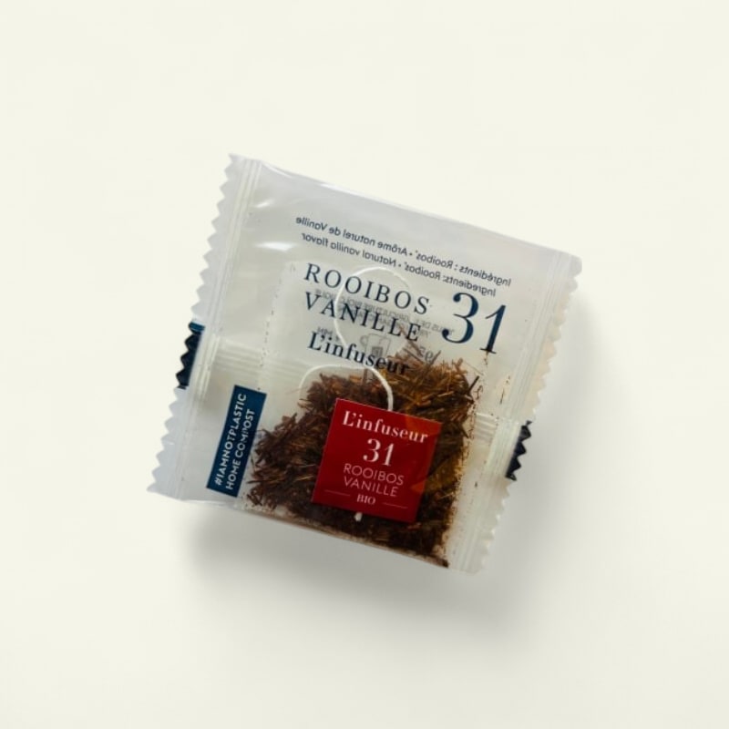 INFUSION ROOIBOS VANILLE  BIO - BOX 50 sachets (compostables)