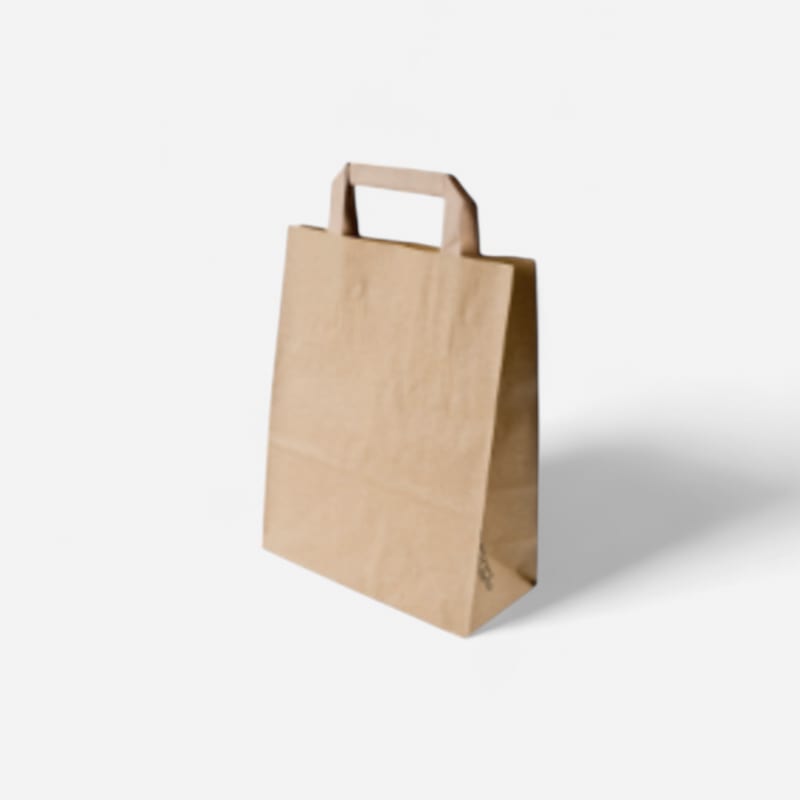 Sac cabas kraft avec poignées (28x22x10 cm) X250