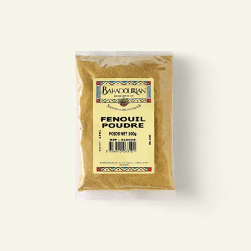 Epice Fenouil moulu 100g Bahadourian 