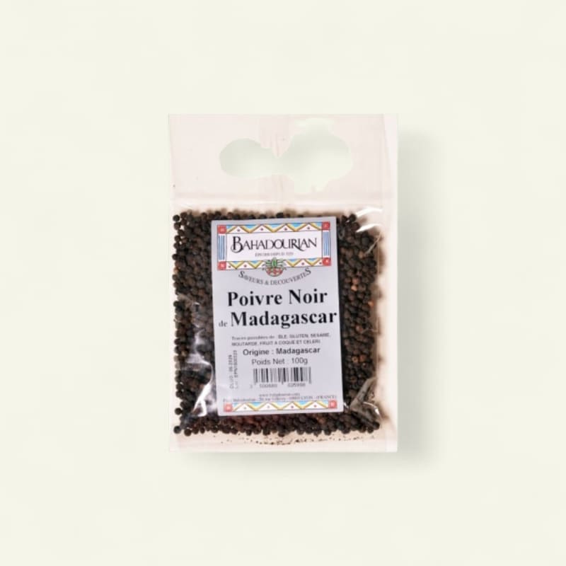 Epice Poivre Noir Entier de Madagascar 100g Bahadourian