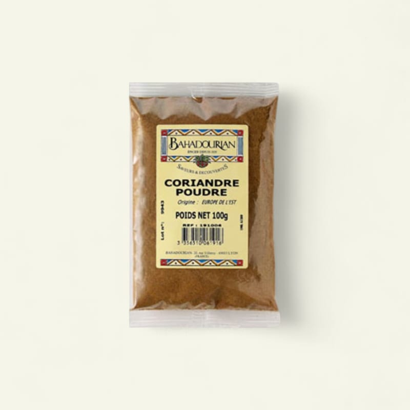 Epice Coriandre moulue 100g Bahadourian
