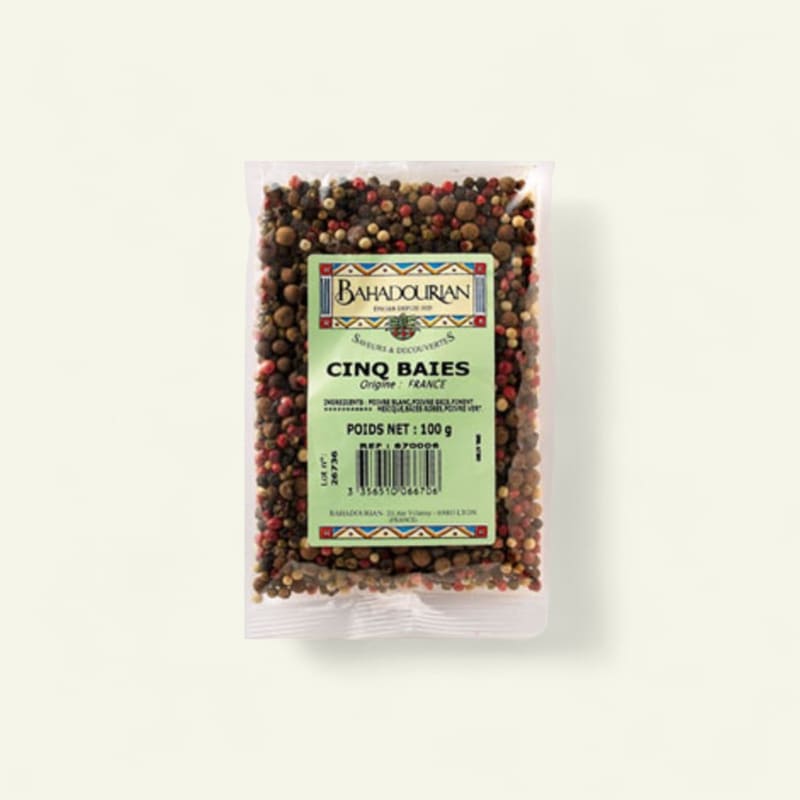 Epice 5 Baies 100g Bahadourian 