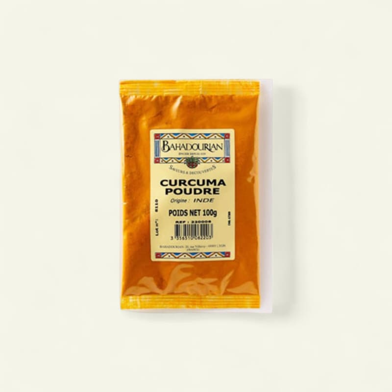 Epice Curcuma moulu 100g Bahadourian