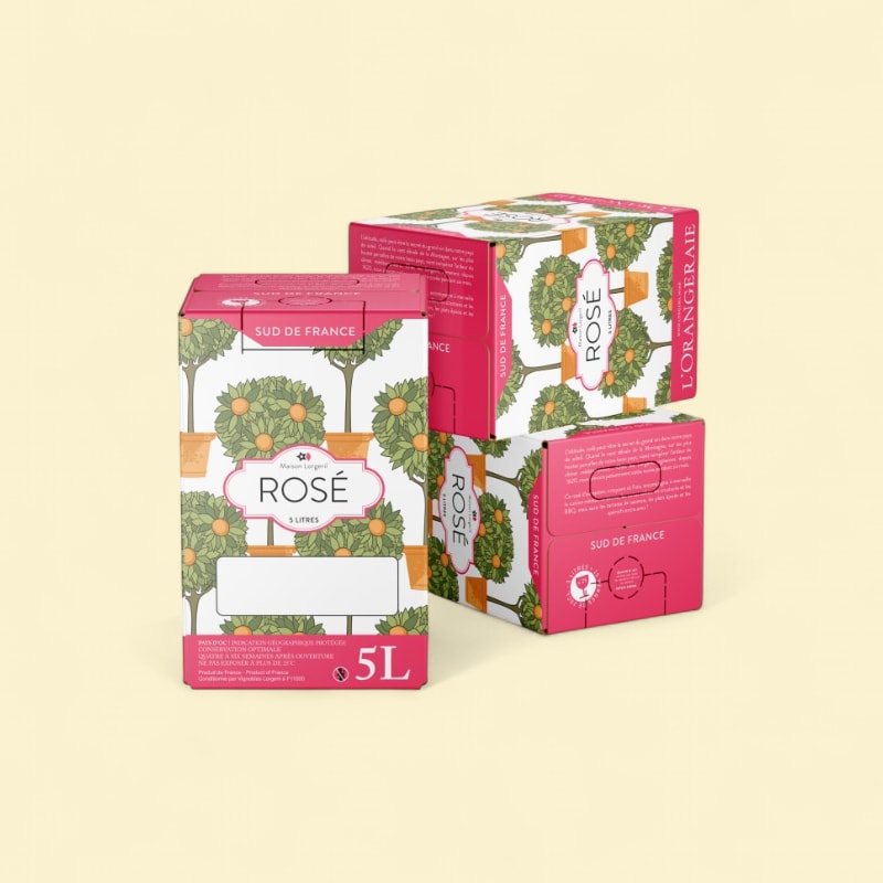 BIB 5L L'Orangeraie rosé IGP Pays d'Oc 2025