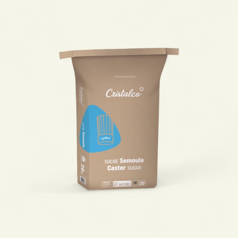 Sucre semoule tamisé sachet 20kg 