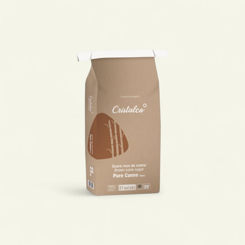 Sucre roux de canne sachet 25kg 