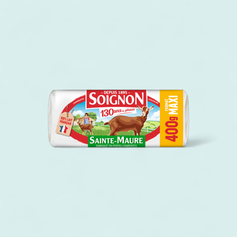 Buche chèvre sainte maure 400g Soignon