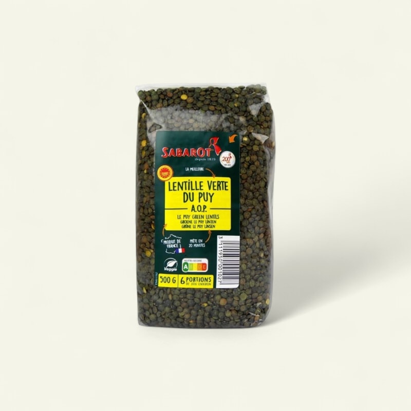 Lentille verte du puy AOP 500g