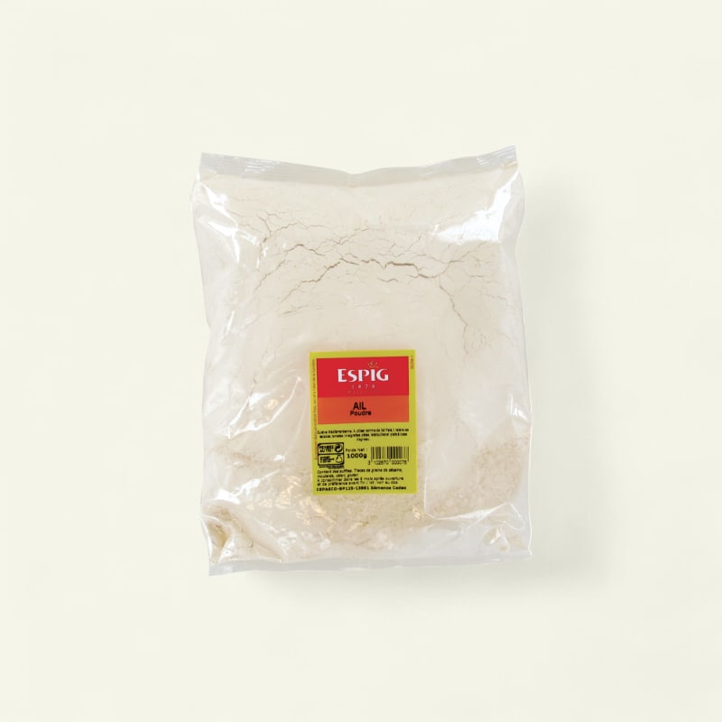 Ail blanc moulu sac 1kg