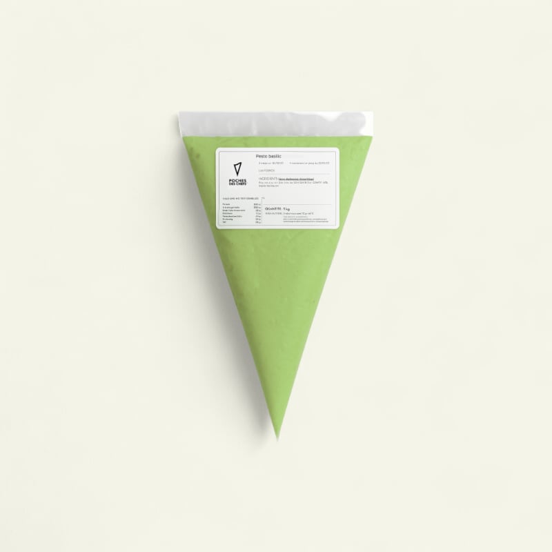 Sauce  artisanale Poche 1kg - pesto basilic frais