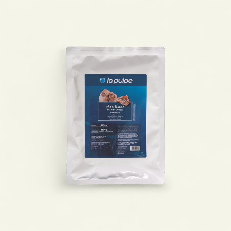 Thon morceaux à l'huile poche 1kg
