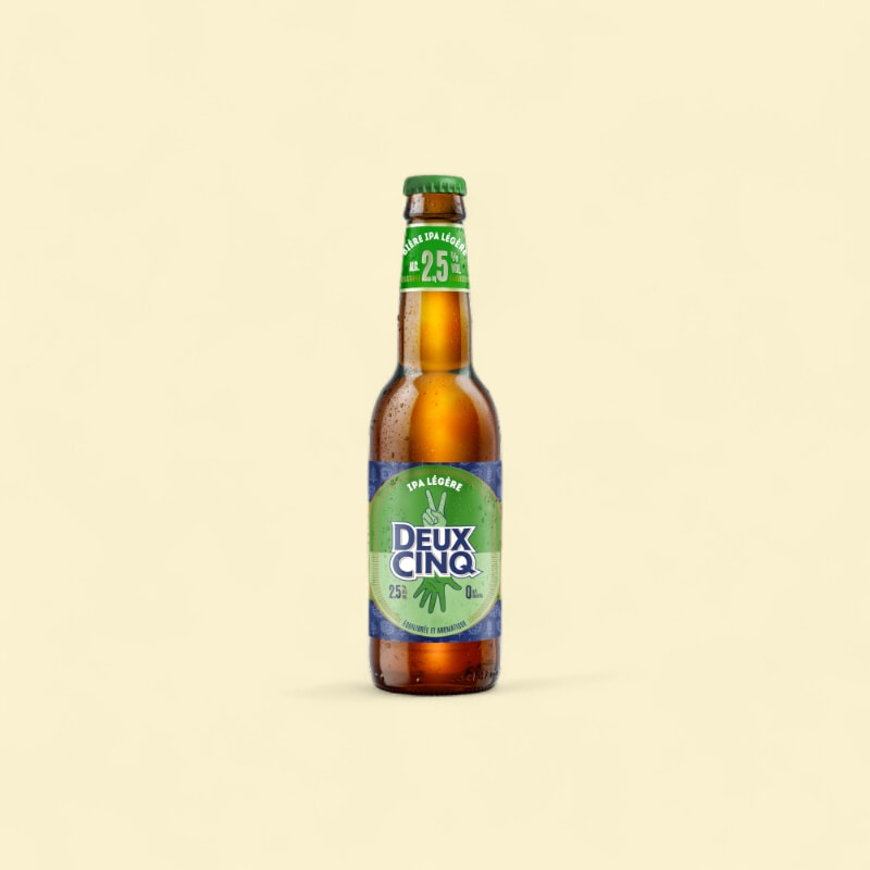 Bière IPA Légère - Deux Cinq -  2,5% - 12x33cl