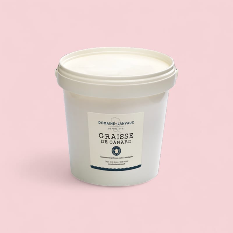 Graisse de canard pure fonte seau 1kg