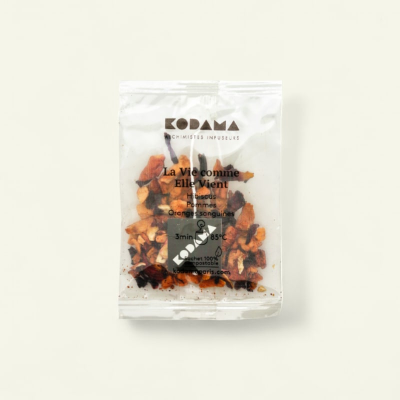 INFUSION HIBISCUS ORANGE SANGUINE - 20 sachets La Vie comme elle Vient