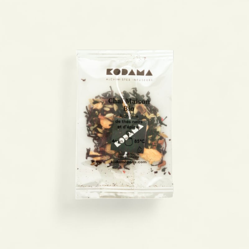 THÉ NOIR ÉPICES CHAÏ BIO - 20 sachets Chaï maison 