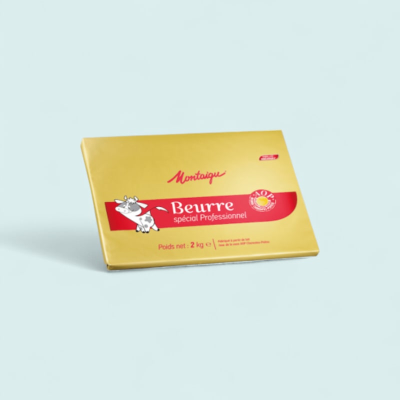 Beurre de tourage AOP Montaigu 82%MG 2kg