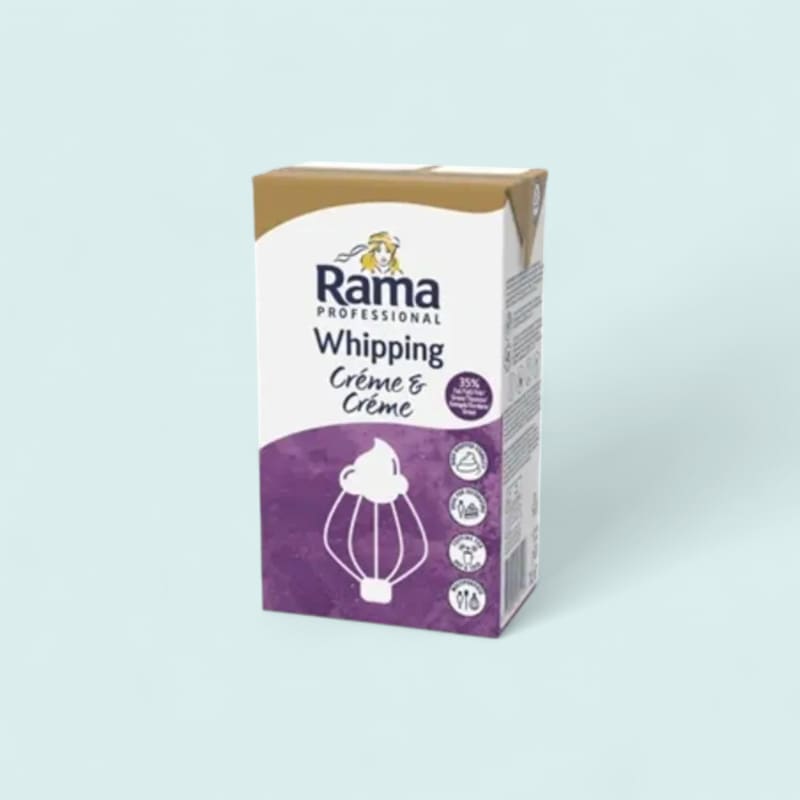 Crème à fouetter végétale 35% Rama 8x1L