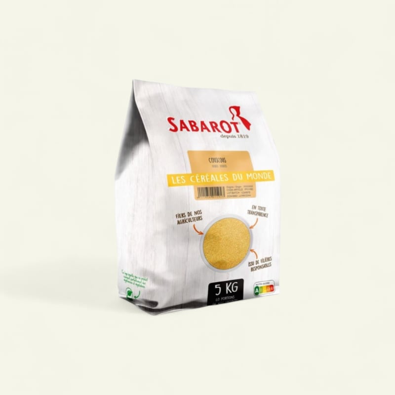 Semoule Couscous Moyen 5KG
